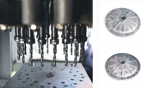 機(jī)床通用性好，實(shí)現(xiàn)不同孔徑、不同孔位、不同孔距的零件加工